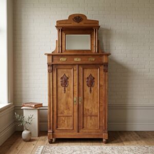 Vertiko met Opstand Jugendstil 1900 Noten