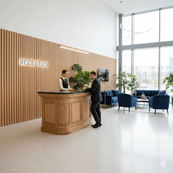 Engelse Bar Schap Graniet Teak 2,08 m - Afbeelding 2
