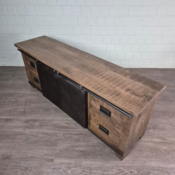 Lowboard TV-Meubel Mangohout 1,60 m - Afbeelding 4
