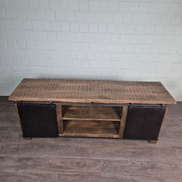 Lowboard TV-Meubel Mangohout 1,60 m - Afbeelding 5