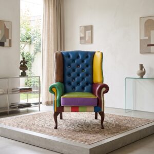 Chesterfield Fauteuil Leder Model Carnaval