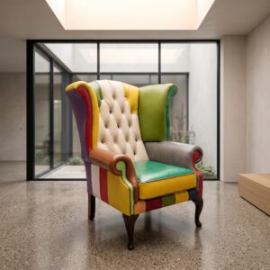 Chesterfield Fauteuil Leder Model Carnaval