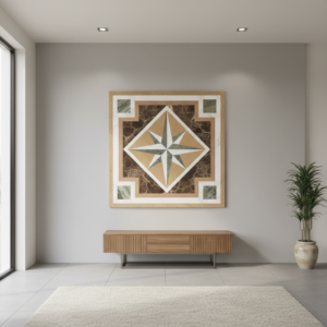 Marmeren Blad Ster 1,00 m