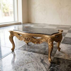 Salontafel Neo-barok Goud Marmer