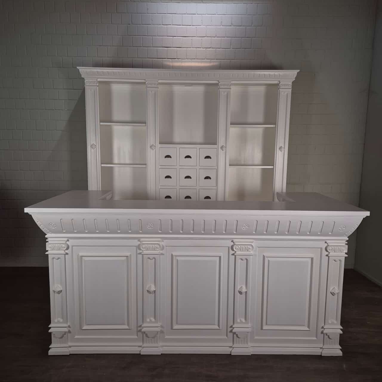 Winkelkast en Toonbank Anna Teak 2,50 m - Afbeelding 3