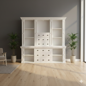 Winkelkast Apothekerskast Anna Teak 2,50 m