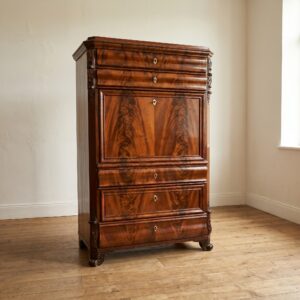 Secretaire Biedermeier 1850 Mahonie