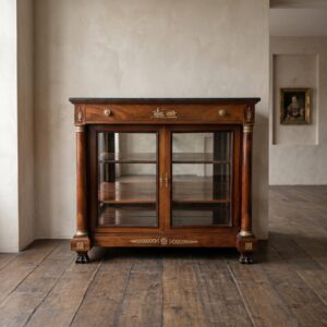 Vitrine Servieskastje Biedermeier 1820 Mahonie