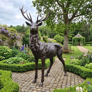 Beeld Tuinbeeld Hert Brons 2,80 m
