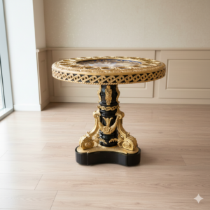 Tafel Brons Barockstijl Ø 0,77 m
