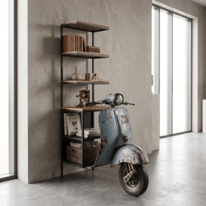 Scooter Opbergrek Boekenrek Metaal 0,65 m