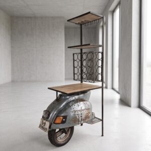 Scooter Minibar Wijnrek Metaal 0,90 m