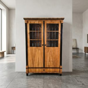 Vitrine Boekenkast Biedermeier 1810 Kersen