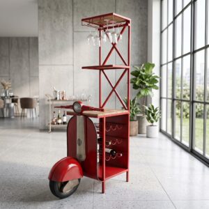 Scooter Minibar Wijnrek Metaal 0,90 m