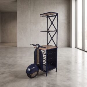 Scooter Minibar Wijnrek Metaal 0,90 m