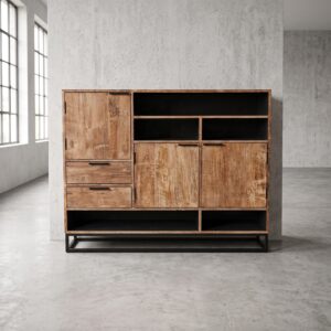 Sideboard Kast Teak 1,40 m