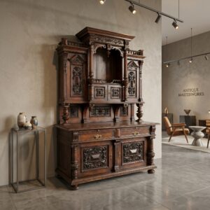 Buffetkast Kast Gründerzeit 1880 Eiken