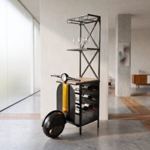 Scooter Minibar Wijnrek Metaal 0,96 m