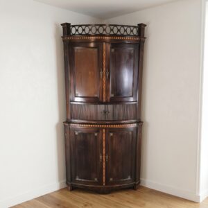 Hoekkast Biedermeier 1820 Mahonie