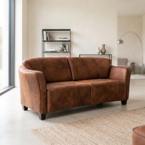 Bank Leder Bruin 2,10 m