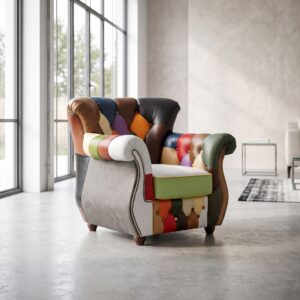 Chesterfield Fauteuil Leder Model Carnaval