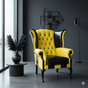 Chesterfield Fauteuil Leder Model Carnaval