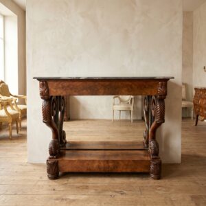 Sidetable Consolentafel Biedermeier 1850 Noten