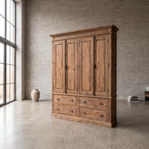 Kast Kledingkast Teak 1,83 m