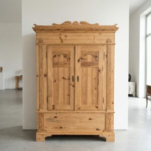 Kledingkast Kast Biedermeier 1830 Grenen