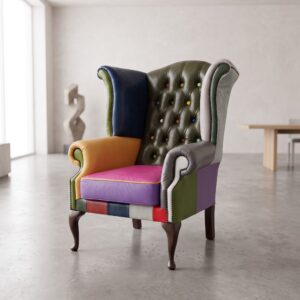 Chesterfield Fauteuil Leder Model Carnaval