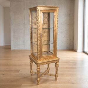Vitrine Barokstijl Goud Marmer 0,48 m