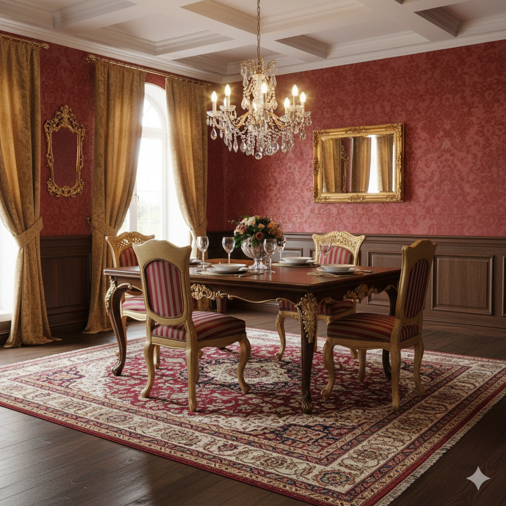 Barokstoelen Stoelen Barokstijl Goud Set - Afbeelding 2