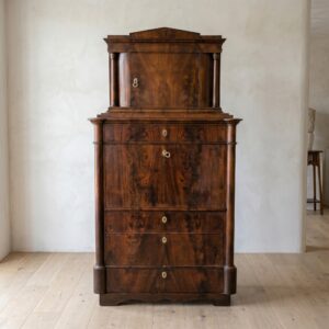 Secretaire Biedermeier 1850 Mahonie