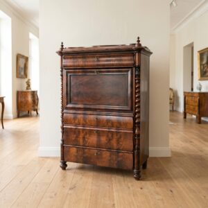 Secretaire Louis Philippe 1860 Mahonie