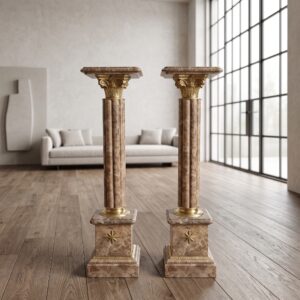 Zuilen Marmer Bruin-Beige 1,05 m