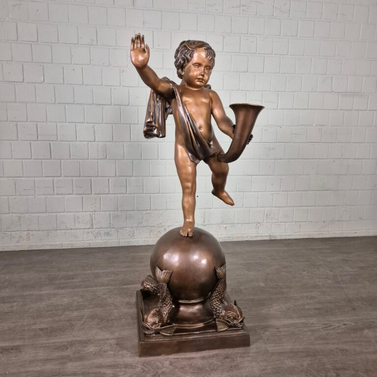 Waterspuwer Beeld Decoratie Fontein Brons 1,25m - Afbeelding 19