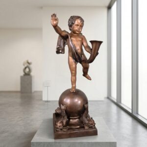 Waterspuwer Beeld Decoratie Fontein Brons 1,25m