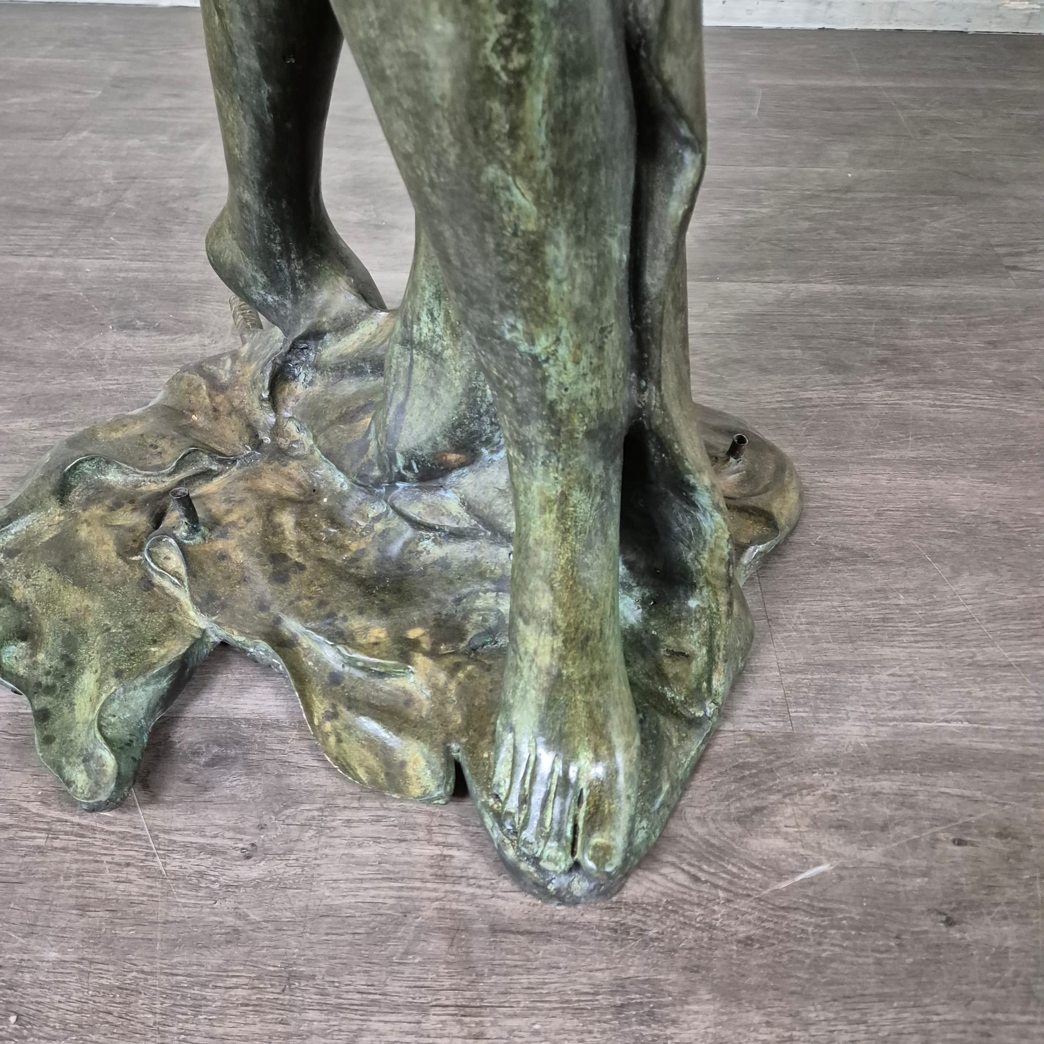 Beeld Tuinbeeld Vrouw Brons 1,62 m - Afbeelding 5