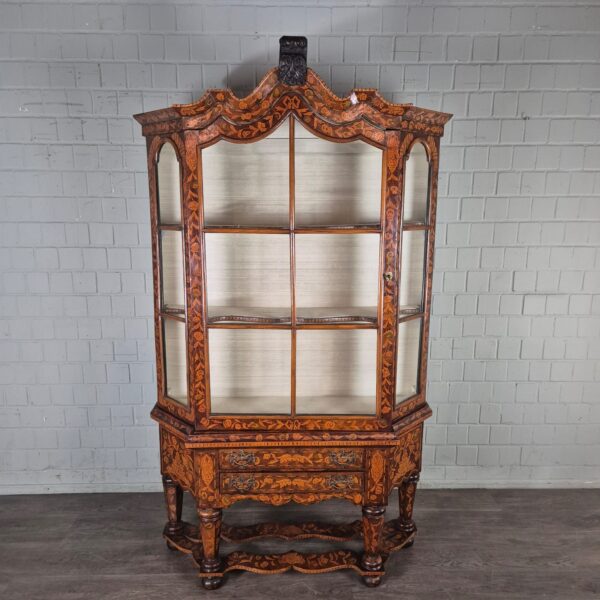 Vitrine Kabinetkast Servieskast Barok 1780 Noten - Afbeelding 2