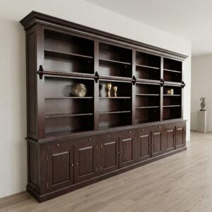 Bibliotheekkast Mahonie 4,15 m