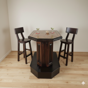 Minibar Statafel Eiken Mahonie 1,27 m