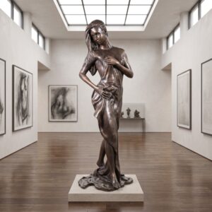 Beeld Tuinbeeld Vrouw Brons 1,62 m