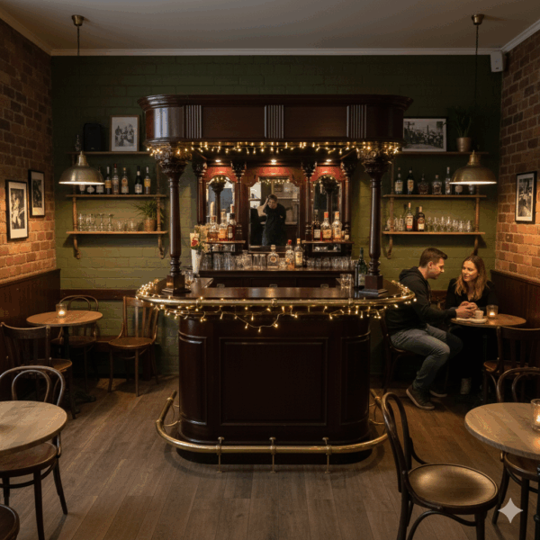 Homebar Luifelbar Mahonie 1,70 m - Afbeelding 2