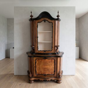 Vitrine Bonheur Biedermeier 1850 Noten