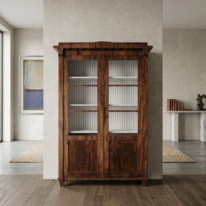 Vitrine Servieskast Biedermeier 1820 Mahonie