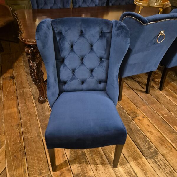 Eetkamerstoel Chesterfield Blauw - Afbeelding 2