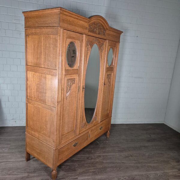 Kast Kledingkast Jugendstil 1910 Eiken