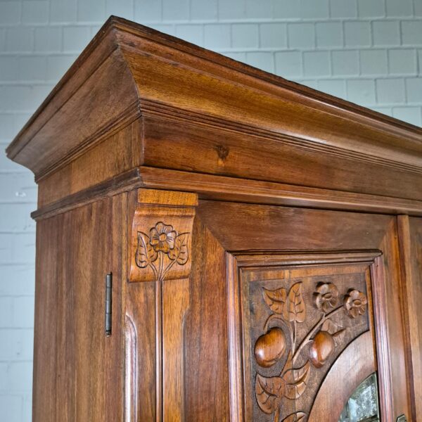 Buffetkast Kast Jugendstil 1900 Noten - Afbeelding 4