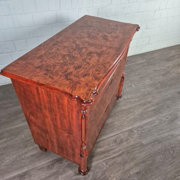 Commode Louis Philippe 1870 Berkenhout - Afbeelding 4