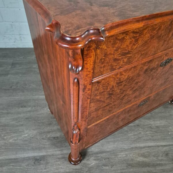 Commode Louis Philippe 1870 Berkenhout - Afbeelding 5